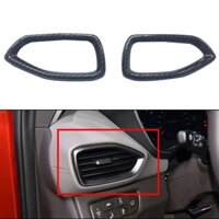 Secl Sợi Carbon L & R Lỗ Thông Hơi Nắp Viền Cho Xe Hyundai Santa Fe 2019-2023