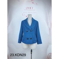 [Secondhand] - Áo khoác dạ ngắn 23.KDN29 - Size L