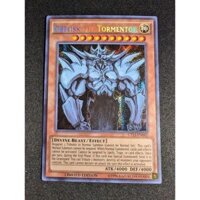 secret rare [ dưa hấu yugioh ] Lá thẻ bài Yugioh Vị Thần Obelisk The Tormentor - Tặng bọc bài nhựa bảo quản