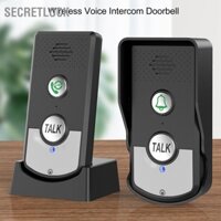 SecretLock Chuông cửa liên lạc bằng giọng nói không dây Khoảng cách xa 3 bánh có thể điều chỉnh âm thanh Intercomunicador
