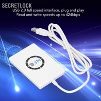 SecretLock USB NFC Đầu đọc thẻ IC thông minh Nhà văn Máy photocopy Duplicator Không tiếp xúc 13 56 MHz 424kbps cho Thẻ FeliCa