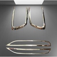 [sedan- 2 lựa chọn] Bộ 2 Ốp viền đèn gầm trước, ốp đèn sương mù xe Huyndai i10 sedan 2018 mạ crom bóng đẹp