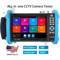 Seesii 7 inch WIFI HDMI 8K CVBS HD IP Camera Giám Sát Mạng UTP Cáp Tester IPC BNC ONVIF POE RJ45 RS485