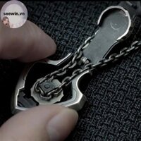 Seewin Cơ Xoay Được Bánh Răng Mặt Dây Chuyền Vòng Cổ Retro Độc Đáo Thiết Kế Xoay Trang Sức Vintage Steampunk Tặng Nam Nữ vn