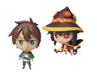 SEGA KonoSuba (God's Blessing on This Wonderful World) (Movie Legend of Crimson) Mini Display Figure Set of 2 Figures Kazuma and Megumin 9cm