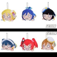 [SEGA] Móc chìa khóa bông Love Live Sunshine Nesoberi Nuigurumi Plushie "Jumping Heart" chính hãng Nhật Bản