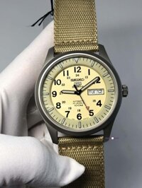 Seiko 5 quân đội size 42mm màu vàng cát SNZG07K1 - Smile Watch
