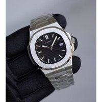 Seiko Automatic dial Đen MOD dáng Nautilus máy Seiko NH35A + kính Sapphire size 40mm