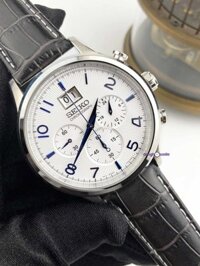 Seiko chronograph 100m dây da SPC155P1 - Smile Watch
