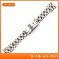 SEIKO Dây Đeo Cổ Tay Gắn Mặt Đồng Hồ Bằng Thép Không Gỉ 20 22mm Cho omega iwc