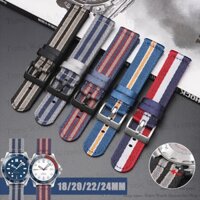 SEIKO Dây Đeo Thay Thế Bằng Vải Dù nylon Mềm Tháo Gỡ Nhanh Cho Đồng Hồ moonwatch 007 18 / 20 / 22 / 24mm