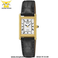 SEIKO SOLAR DÂY DA NỮ 2 KIM SUP250P1