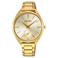 SEIKO SRKZ50P1 – Nữ 35mm Máy Quartz Thép không gỉ, mạ vàng Kính Hardlex(Kínhcứng)