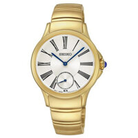 SEIKO SRKZ56P1 – Nữ 35mm Máy Quartz Thép không gỉ, mạ vàng Kính Hardlex(Kínhcứng)