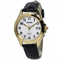 SEIKO SUT238P1 – Nữ 27mm Máy Solar Thép không gỉ, mạ vàng Kính Hardlex(Kínhcứng)