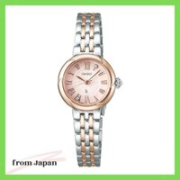 [Seiko Watch] LUKIA Grow SSWA006 Ladies Silver & Pink Gold Watch