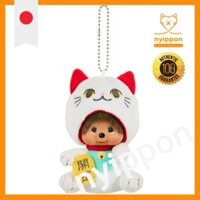 Sekiguchi Monchhichi Lucky Cat Monchhichi S White 205875 H18×W18×D11cm