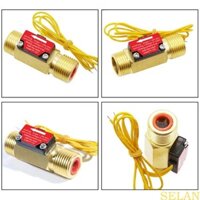 Sela 4 Điểm Hiệu Ứng Hall Cảm Biến Lưu Lượng Kế tuabin 1 5-30L Min Cảm Biến Lưu Lượng Nước