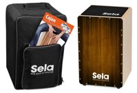 Sela Varios Brown Set with Backpack, Pad and Dutch Cajon Method + Cd + Dvd, (SE 147 NL)