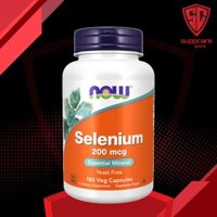 Selenium - Chống Oxi Hóa - Tăng Sức Đề Kháng | NOW Foods Selenium [200 Mg] - [90 - 180 viên] | Chính Hãng - SUPPCARE