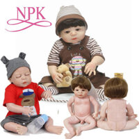 {sell 50%} Búp Bê Nhựa 55 cm 22 inch NPK Full Silicone Body Reborn Doll