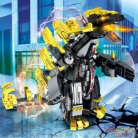 SEMBO 108592 non Lego ANH HÙNG VŨ TRỤ ULTRAMAN QUÁI VẬT SIÊU NẶNG GURANT KING MEGALOS bộ đồ chơi xếp lắp ráp ghép mô hình ULTRAMAN HEROS Vệ Binh Vũ Trụ Siêu Nhân Điện Quang 472 khối