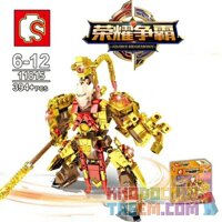 SEMBO 11815 non Lego TÔN NGỘ KHÔNG bộ đồ chơi xếp lắp ráp ghép mô hình King Of Glory Hegemony Game Liên Quân 394 khối