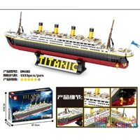 SEMBO 601187 SHENG YUAN SY 0400 non Lego CON TÀU DU LỊCH CỔ ĐIỂN TITANIC bộ đồ chơi xếp lắp ráp ghép mô hình Creator Sáng Tạo 1333 khối