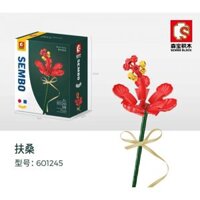 SEMBO 601245  FUSAN. bộ đồ chơi xếp lắp ráp ghép mô hình Flowers BLOCK FLORIST Hoa