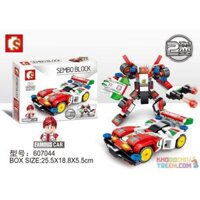 SEMBO 607044  4WD SONIC GOD OF WAR VÀ STARS AND HORSES bộ đồ chơi xếp lắp ráp ghép mô hình Speed Champions Racing Cars FAMOUS CAR SONIC SABER Đua Xe Công Thức 205 khối