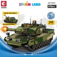 [SEMBO] Bộ Lego Xe Tăng Chủ Lực Leopard 2A6 - SEMBO 207003