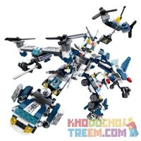 SEMBO SD9188 9188 SD9189 9189 SD9190 9190 SD9191 9191 SD9192 9192 SD9193 9193 SD9194 9194 SD9195 9195  8 THIẾT BỊ KẾT HỢP THÀNH ROBOT KHỔNG LỒ bộ đồ chơi xếp lắp ráp ghép mô hình Future Police Cảnh Sát Tương Lai 663 khối