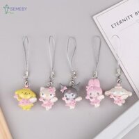 [Semeby] 5 Cái / bộ Dây Đeo Điện Thoại Di Động Đồ Trang Trí Búp Bê Tự Làm Trang Trí Bánh Quà Tặng Trẻ Em BÁN HOT