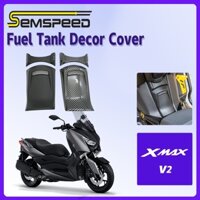 【SEMSPEED】Xe Mô Tô YAMAHA XMAX v2 2023-2024 Xe máy Mô hình sợi Carbon Bình xăng Bảo vệ phía trên