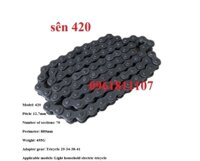 Sên 420 70 mắc chế xe đạp điện