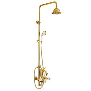 Sen cây đặt sàn Miken MK-51069 mạ vàng vòi thiên nga