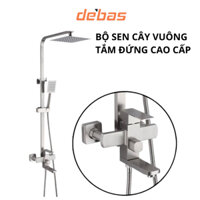 Sen cây inox 304 tắm đứng nóng lạnh vuông cao cấp Debas SCI-03