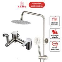 Sen cây inox 304 tắm đứng nóng lạnh tròn cao cấp SCI-02