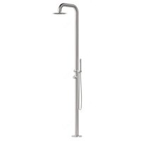 Sen cây ngoài trời bát sen ∅250mm có vòi sen cầm tay bằng stainless steel 316L - A1008MS