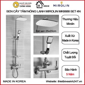 Sen cây nóng lạnh Mirolin MK6688 Set 4N