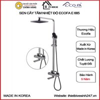 Sen cây tắm đứng nhiệt độ nóng lạnh ECOFA E 685 nhập khẩu HÀN QUỐC - Sen vòi Hàn Quốc, sen cây điều chỉnh nhiệt độ Korea