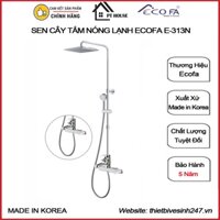 Sen cây tắm đứng nóng lạnh ECOFA E-313N  nhập khẩu từ HÀN QUỐC - Sen vòi Hàn Quốc, bộ sen cây chính hãng ECOFA Korea