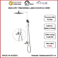 Sen cây tắm đứng nóng lạnh ECOFA E-3200 nhập khẩu từ HÀN QUỐC - Sen vòi Hàn Quốc, bộ sen cây chính hãng Ecofa Korea