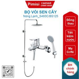 Sen cây tắm nóng lạnh Caesar S493C+BS125