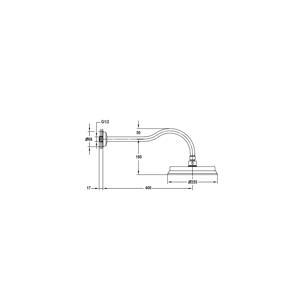 Sen đầu gắn tường Kyoto Hafele 589.35.038