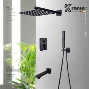 Sen dây tắm đứng âm tường Kramer KS-3363B