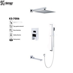 Sen dây tắm đứng âm tường Kramer KS-7006