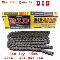 Sên DID 428D 106L 9Ly Đen 106 Mắt - Made in Japan Chính Hãng 100% Cho Xe Super Dream/ Wave/ Sirius Fi