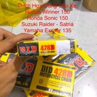 Sên DID 428D 9Ly Đen 120 Mắt - Made in Japan Chính Hãng 100% Thích Hợp Dùng Cho Xe Honda Winner 150