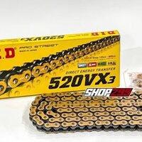 SÊN D.I.D 520 VX3 120L (PHỐT X-RING) - MÀU VÀNG